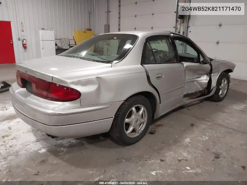 2002 Buick Regal Ls VIN: 2G4WB52K821171470 Lot: 41954621