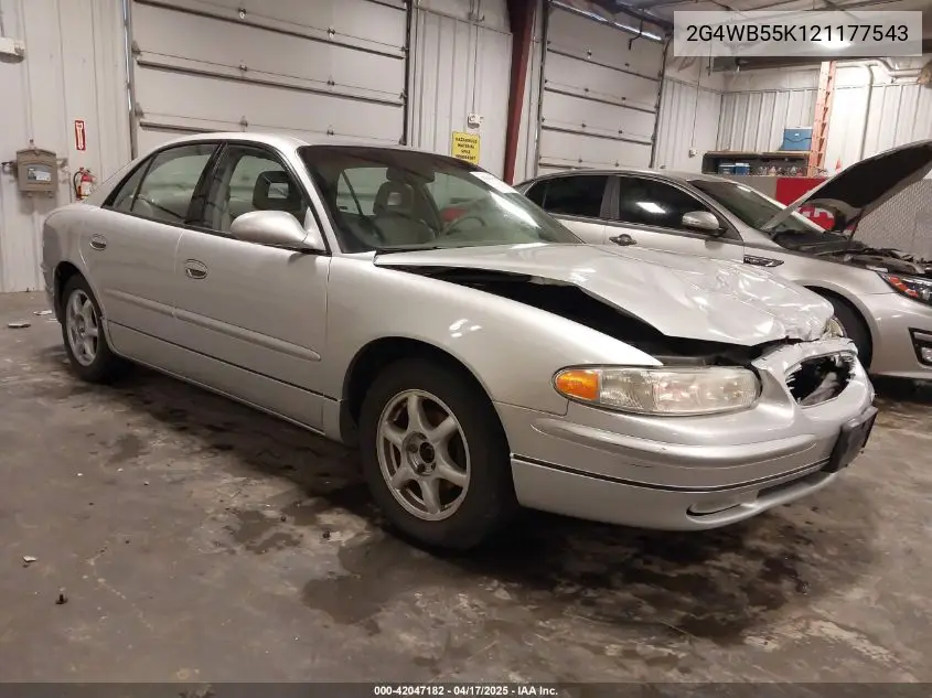 2002 Buick Regal Ls VIN: 2G4WB55K121177543 Lot: 42047182