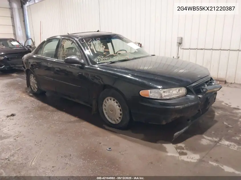 2002 Buick Regal Ls VIN: 2G4WB55KX21220387 Lot: 42184982