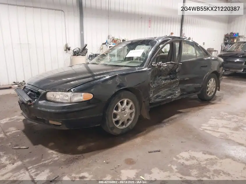 2002 Buick Regal Ls VIN: 2G4WB55KX21220387 Lot: 42184982