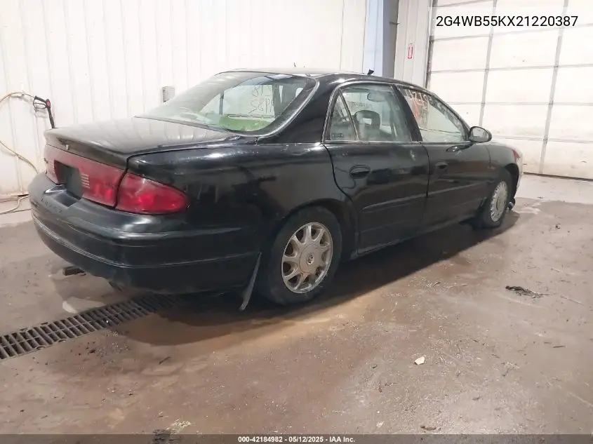 2002 Buick Regal Ls VIN: 2G4WB55KX21220387 Lot: 42184982
