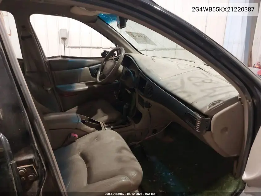 2002 Buick Regal Ls VIN: 2G4WB55KX21220387 Lot: 42184982