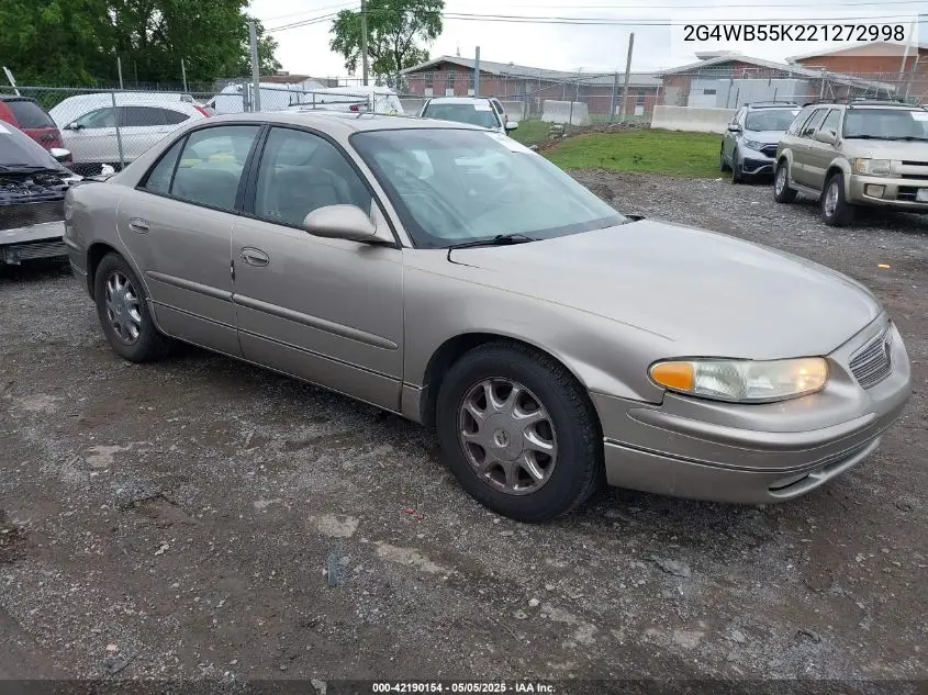 2002 Buick Regal Ls VIN: 2G4WB55K221272998 Lot: 42190154