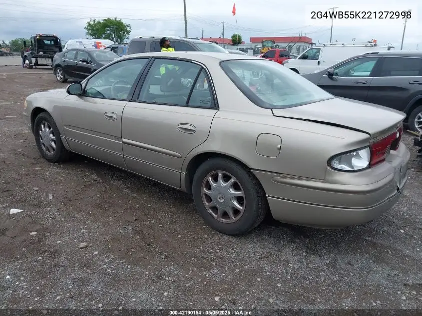2002 Buick Regal Ls VIN: 2G4WB55K221272998 Lot: 42190154
