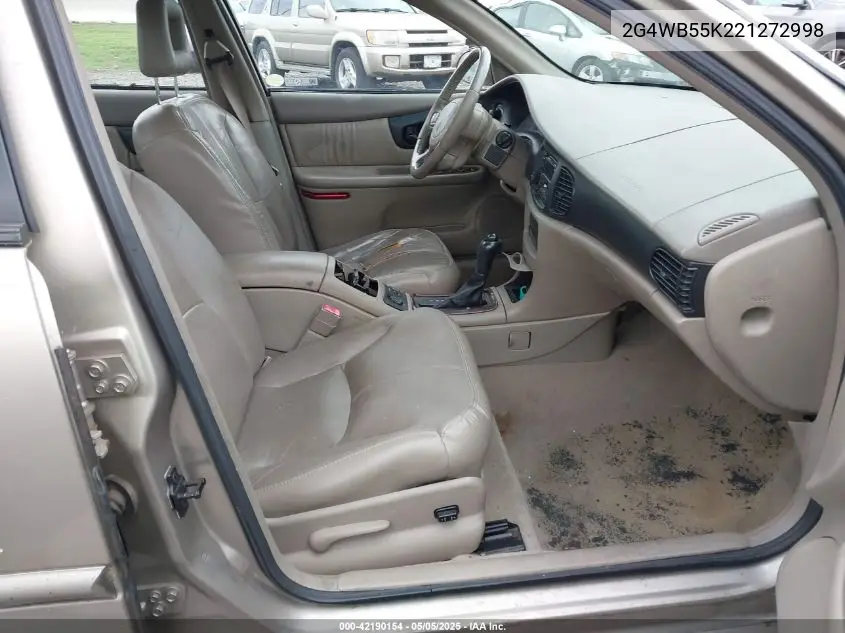2002 Buick Regal Ls VIN: 2G4WB55K221272998 Lot: 42190154