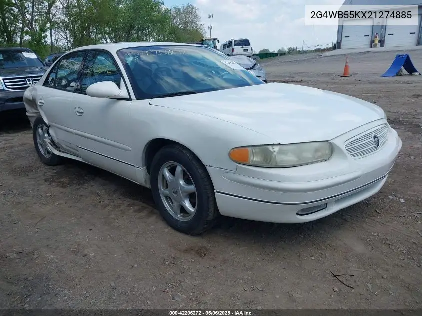 2002 Buick Regal Ls VIN: 2G4WB55KX21274885 Lot: 42206272