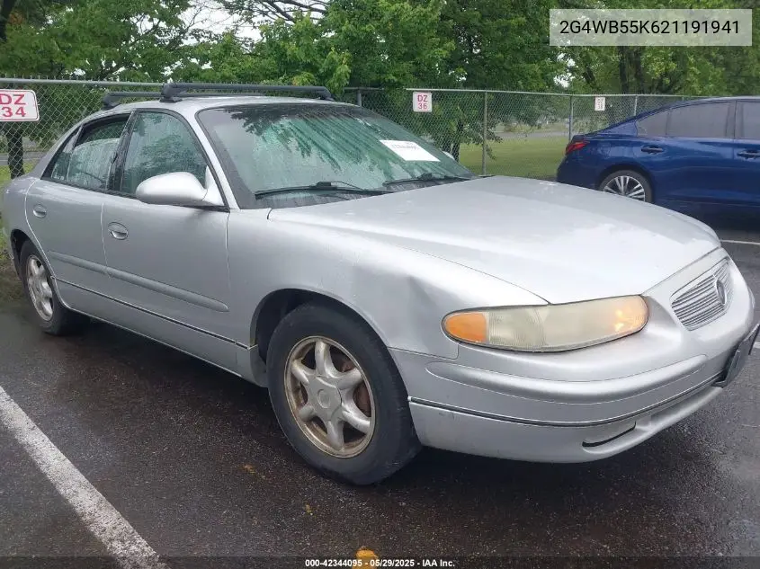 2002 Buick Regal Ls VIN: 2G4WB55K621191941 Lot: 42344095