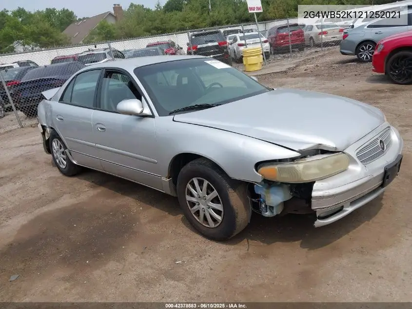 2002 Buick Regal Ls VIN: 2G4WB52K121252021 Lot: 42378583