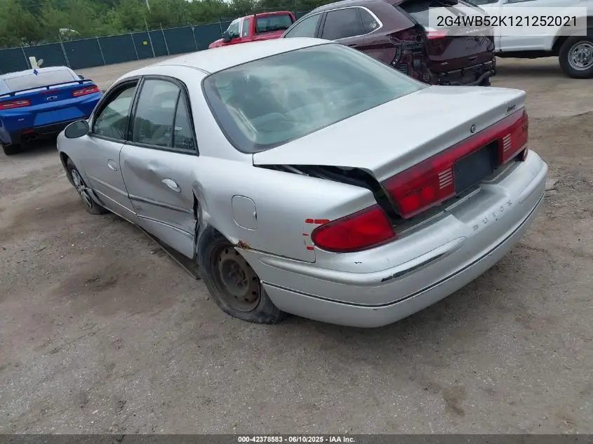2002 Buick Regal Ls VIN: 2G4WB52K121252021 Lot: 42378583