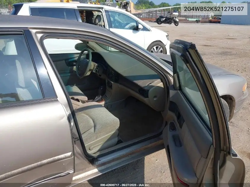 2002 Buick Regal Ls VIN: 2G4WB52K521275107 Lot: 42600717