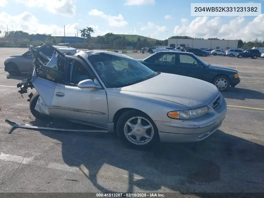2003 Buick Regal Ls VIN: 2G4WB52K331231382 Lot: 41513287