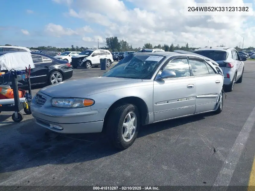 2003 Buick Regal Ls VIN: 2G4WB52K331231382 Lot: 41513287