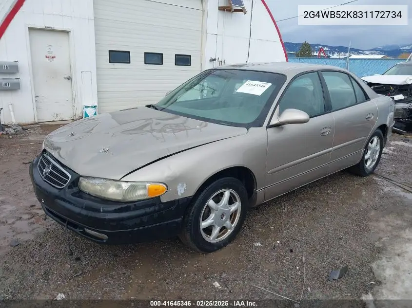 2003 Buick Regal Ls VIN: 2G4WB52K831172734 Lot: 41645346
