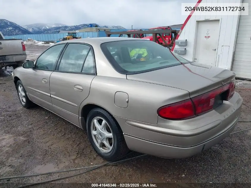 2003 Buick Regal Ls VIN: 2G4WB52K831172734 Lot: 41645346