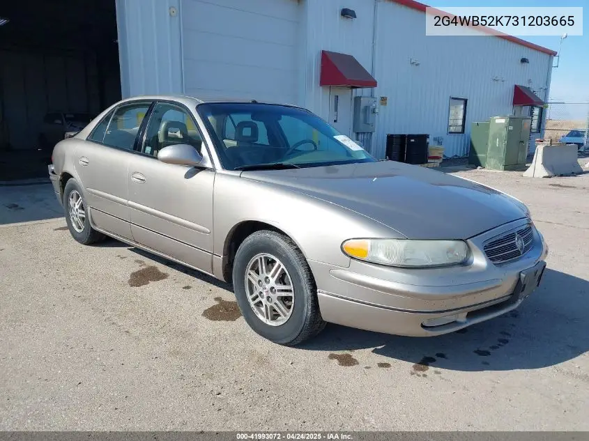 2003 Buick Regal Ls VIN: 2G4WB52K731203665 Lot: 41993072