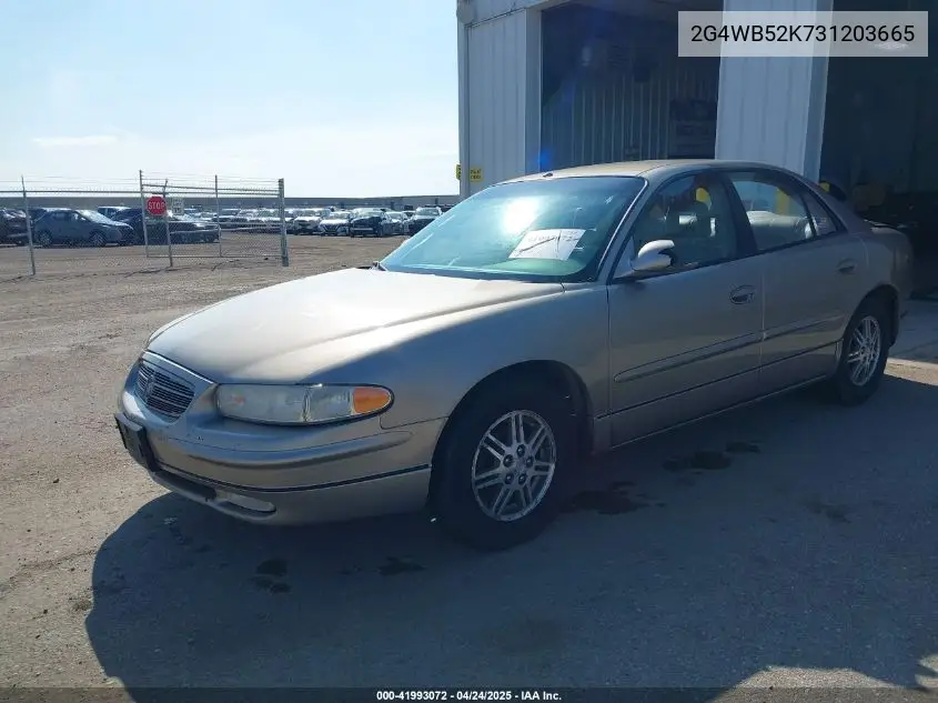 2003 Buick Regal Ls VIN: 2G4WB52K731203665 Lot: 41993072