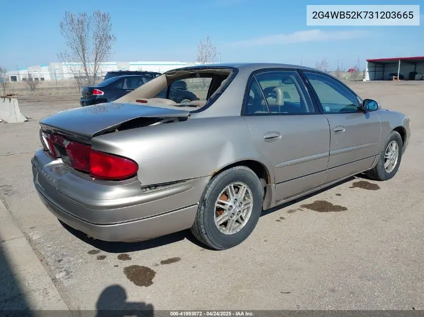 2003 Buick Regal Ls VIN: 2G4WB52K731203665 Lot: 41993072