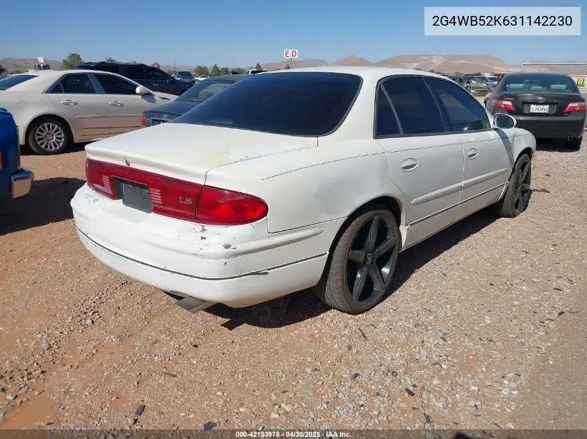 2003 Buick Regal Ls VIN: 2G4WB52K631142230 Lot: 42153978