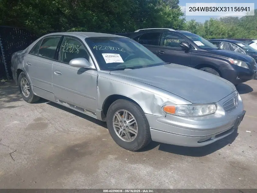 2003 Buick Regal Ls VIN: 2G4WB52KX31156941 Lot: 42290036