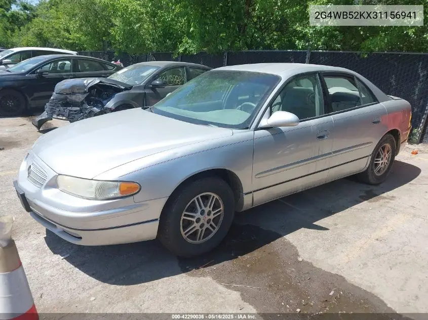 2003 Buick Regal Ls VIN: 2G4WB52KX31156941 Lot: 42290036