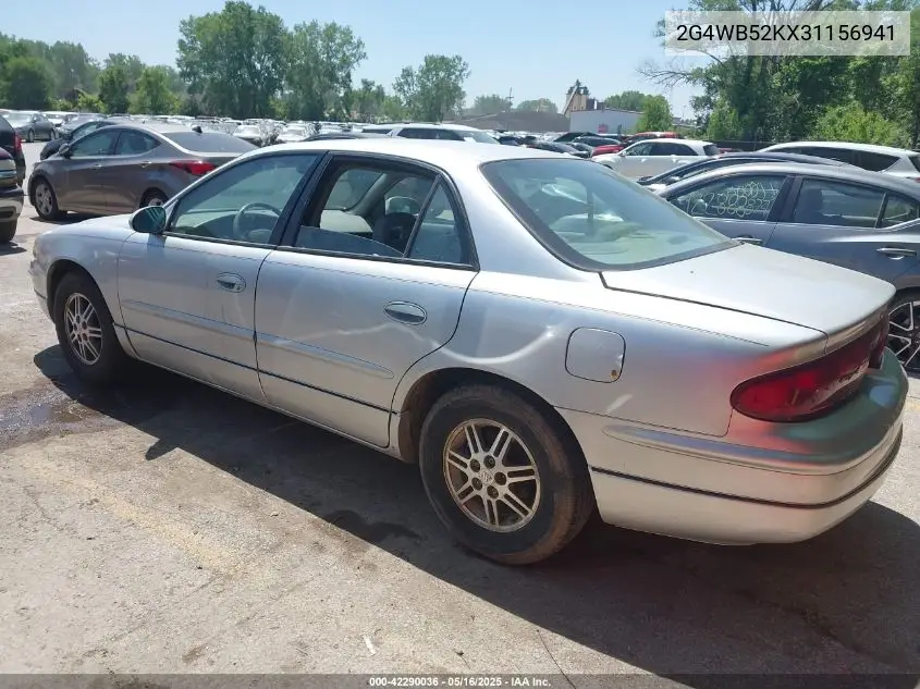 2003 Buick Regal Ls VIN: 2G4WB52KX31156941 Lot: 42290036