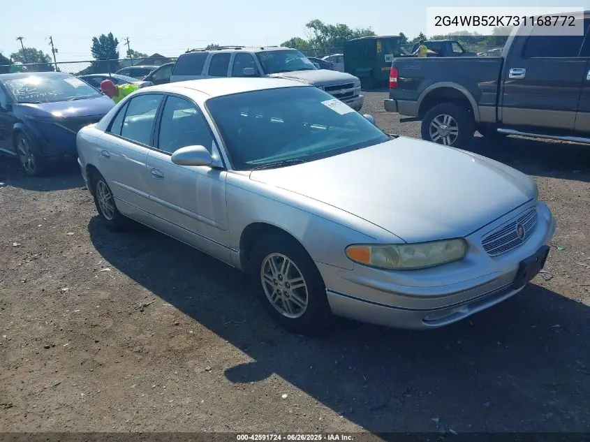 2003 Buick Regal Ls VIN: 2G4WB52K731168772 Lot: 42591724