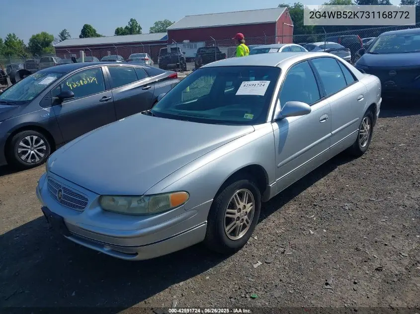 2003 Buick Regal Ls VIN: 2G4WB52K731168772 Lot: 42591724