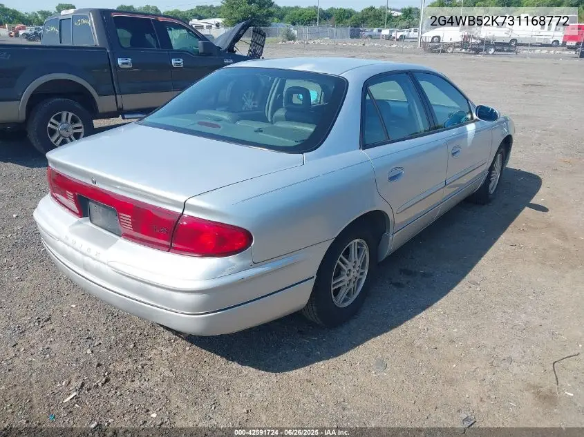 2003 Buick Regal Ls VIN: 2G4WB52K731168772 Lot: 42591724