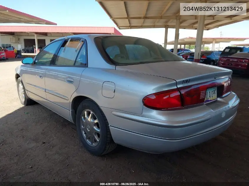 2003 Buick Regal Ls VIN: 2G4WB52K131213429 Lot: 42610790