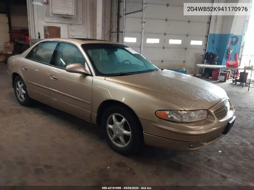 2004 Buick Regal Ls VIN: 2G4WB52K941170976 Lot: 42191096