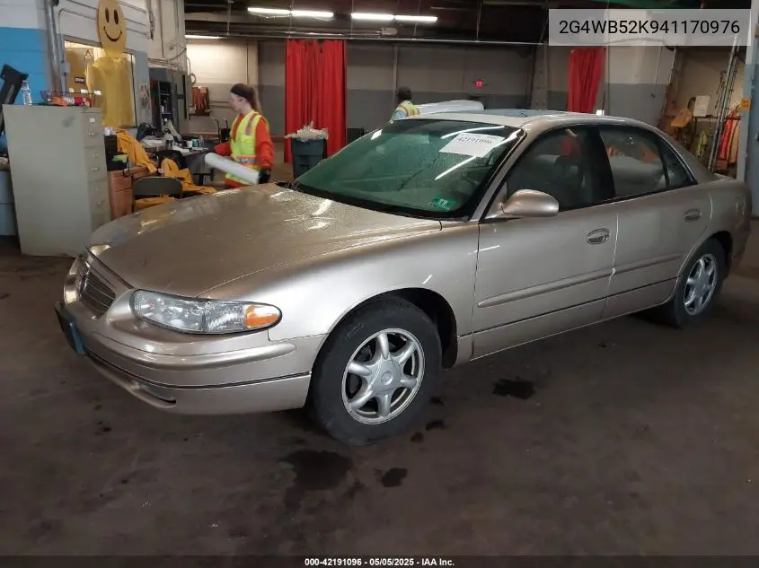2004 Buick Regal Ls VIN: 2G4WB52K941170976 Lot: 42191096