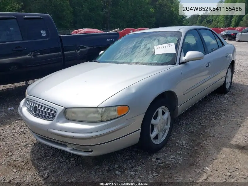 2004 Buick Regal Ls VIN: 2G4WB52K541155486 Lot: 42211775