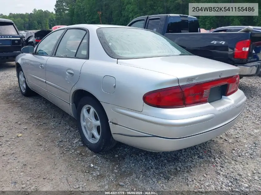 2004 Buick Regal Ls VIN: 2G4WB52K541155486 Lot: 42211775