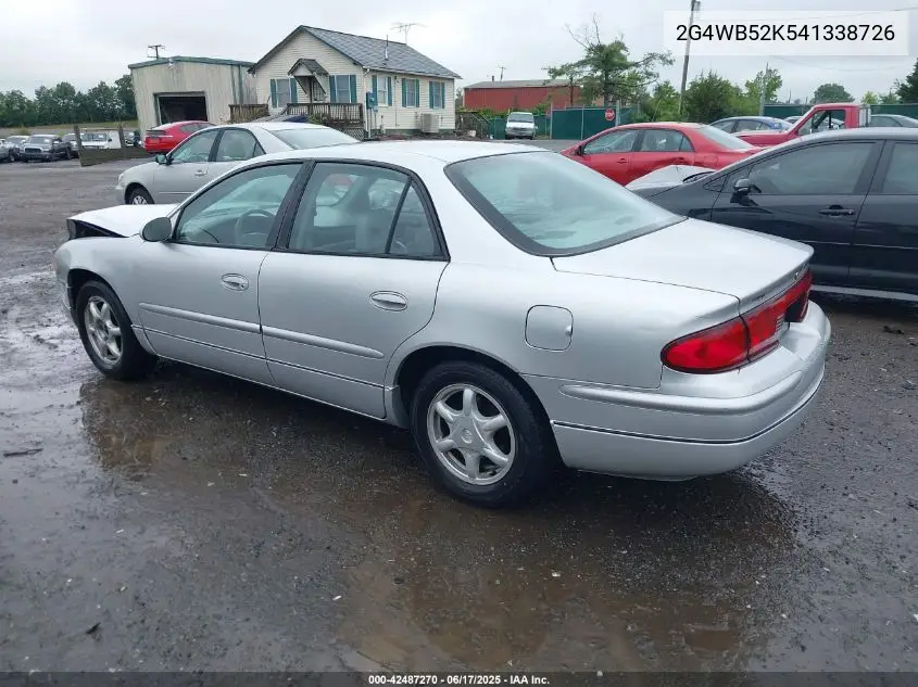 2004 Buick Regal Ls VIN: 2G4WB52K541338726 Lot: 42487270