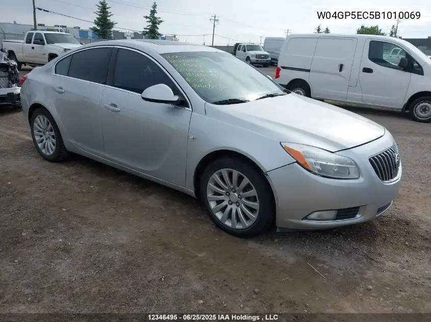 2011 Buick Regal Cxl VIN: W04GP5EC5B1010069 Lot: 12346495