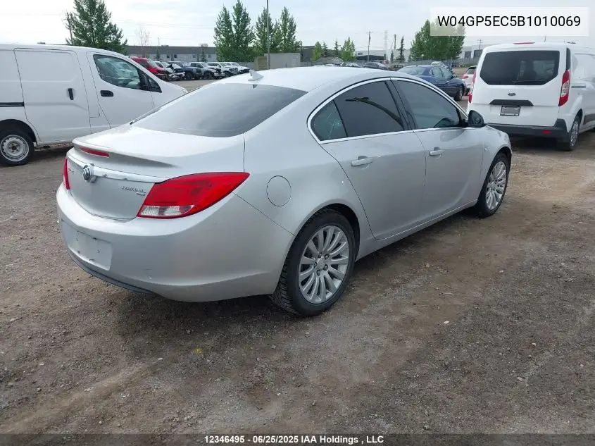 2011 Buick Regal Cxl VIN: W04GP5EC5B1010069 Lot: 12346495