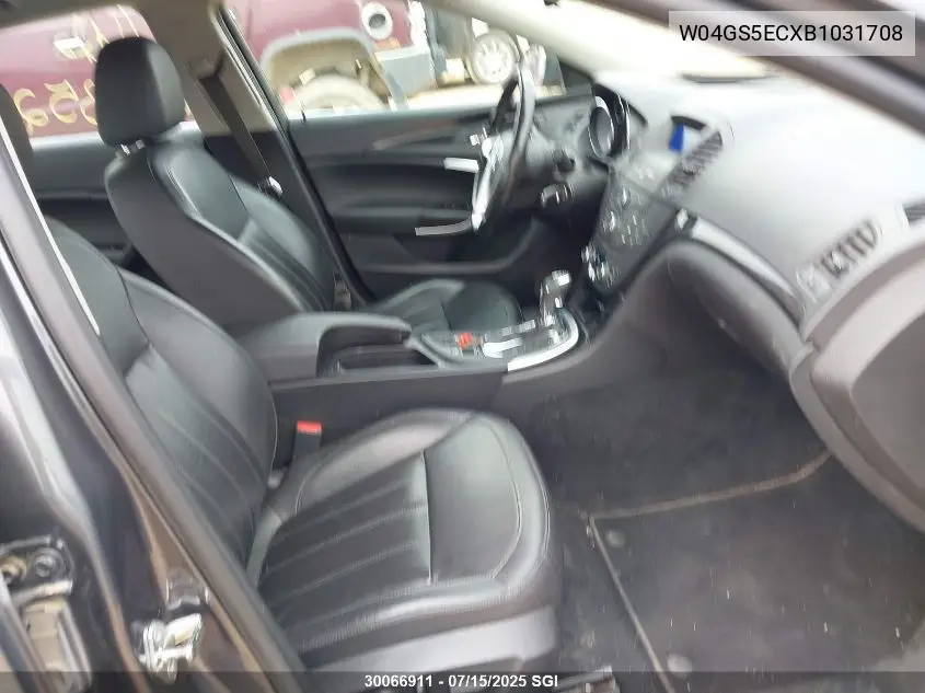 2011 Buick Regal Cxl VIN: W04GS5ECXB1031708 Lot: 30066911