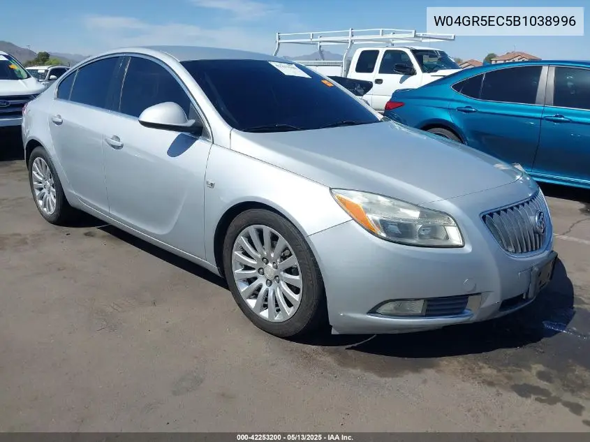 2011 Buick Regal Cxl Russelsheim VIN: W04GR5EC5B1038996 Lot: 42253200