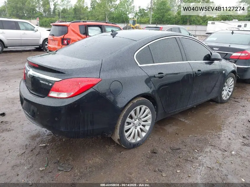 2011 Buick Regal Cxl Turbo Russelsheim VIN: W04GW5EV4B1127274 Lot: 42258838