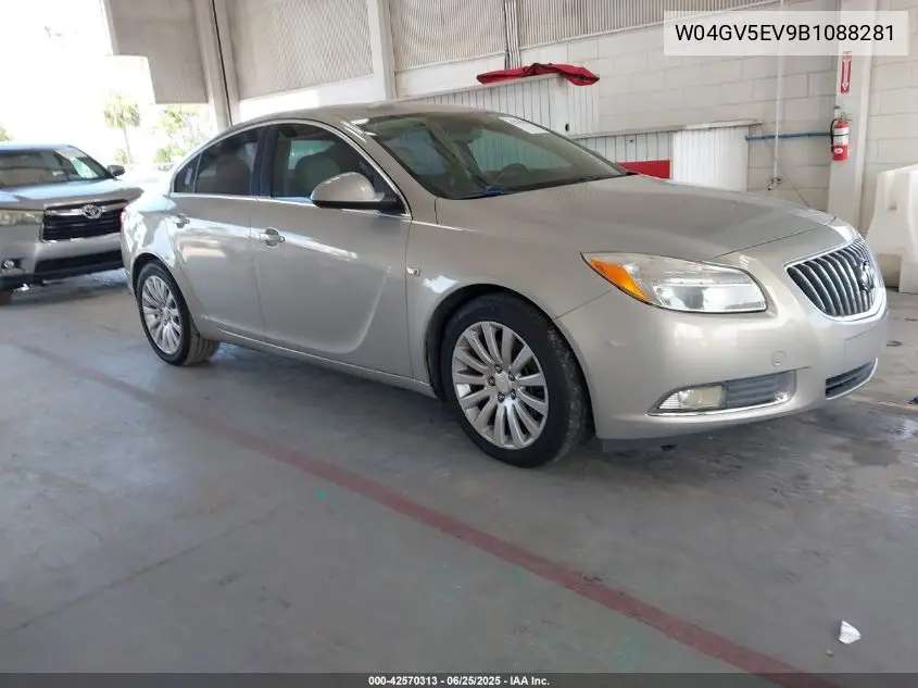 2011 Buick Regal Cxl Turbo Russelsheim VIN: W04GV5EV9B1088281 Lot: 42570313