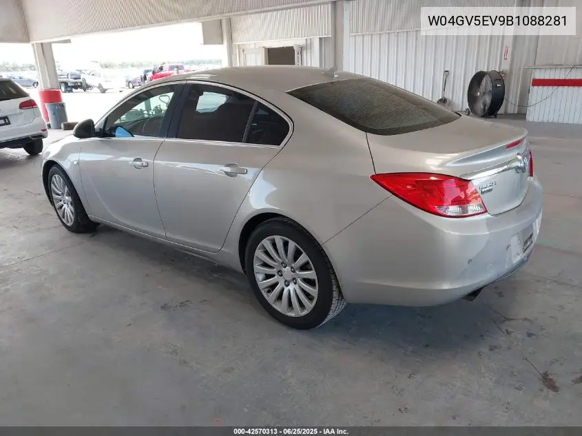 2011 Buick Regal Cxl Turbo Russelsheim VIN: W04GV5EV9B1088281 Lot: 42570313