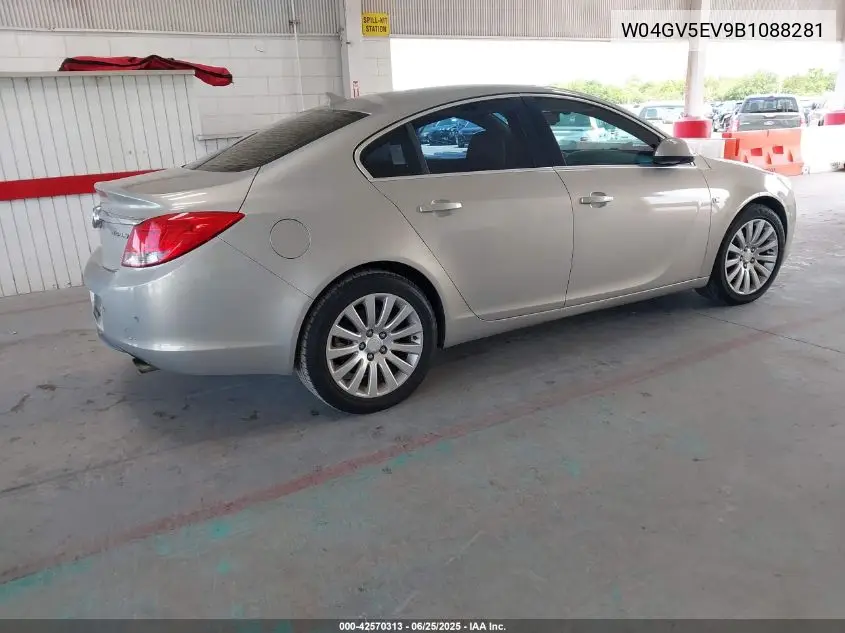 2011 Buick Regal Cxl Turbo Russelsheim VIN: W04GV5EV9B1088281 Lot: 42570313