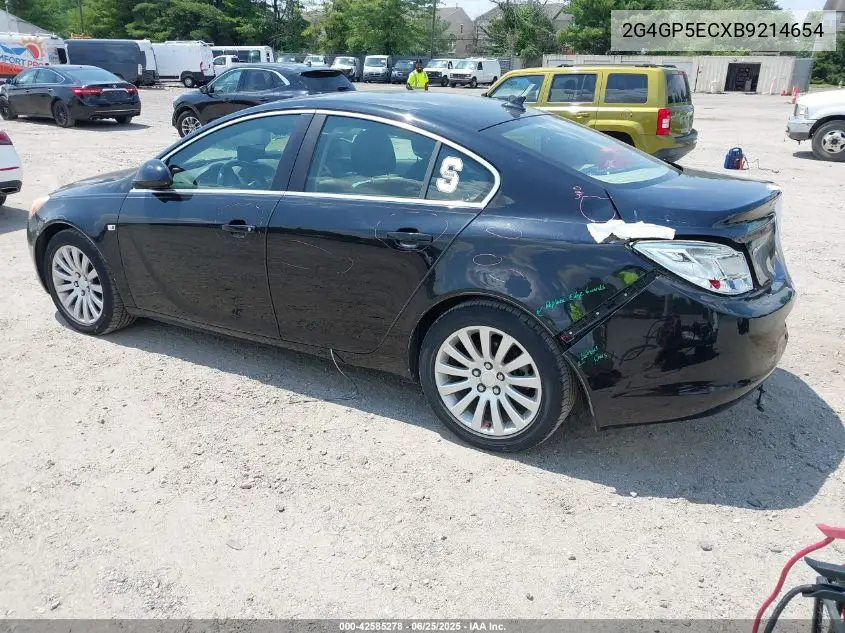 2011 Buick Regal Cxl Oshawa VIN: 2G4GP5ECXB9214654 Lot: 42585278