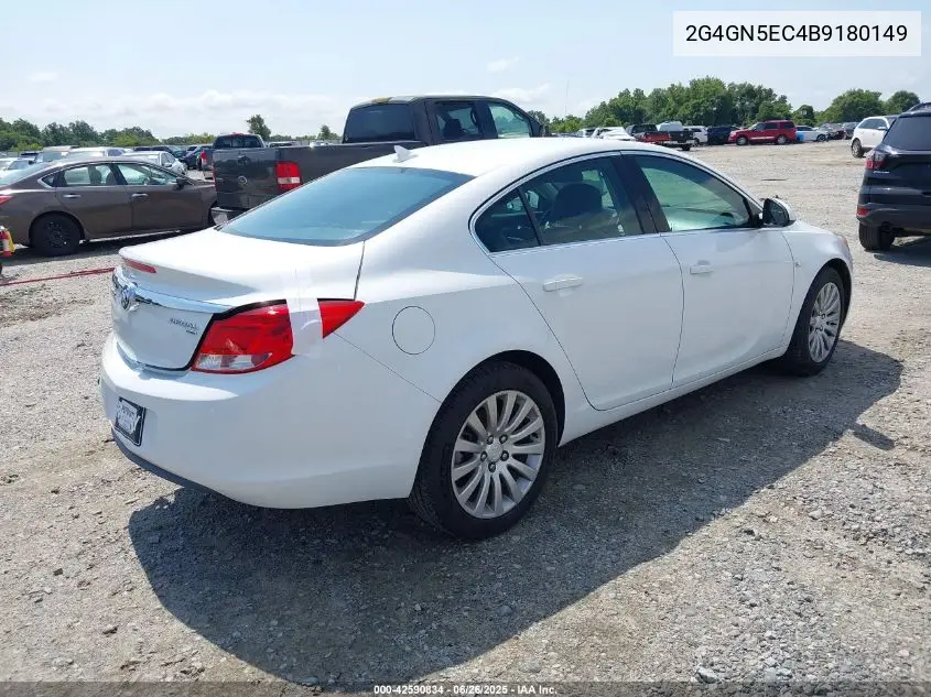 2011 Buick Regal Cxl Oshawa VIN: 2G4GN5EC4B9180149 Lot: 42590834