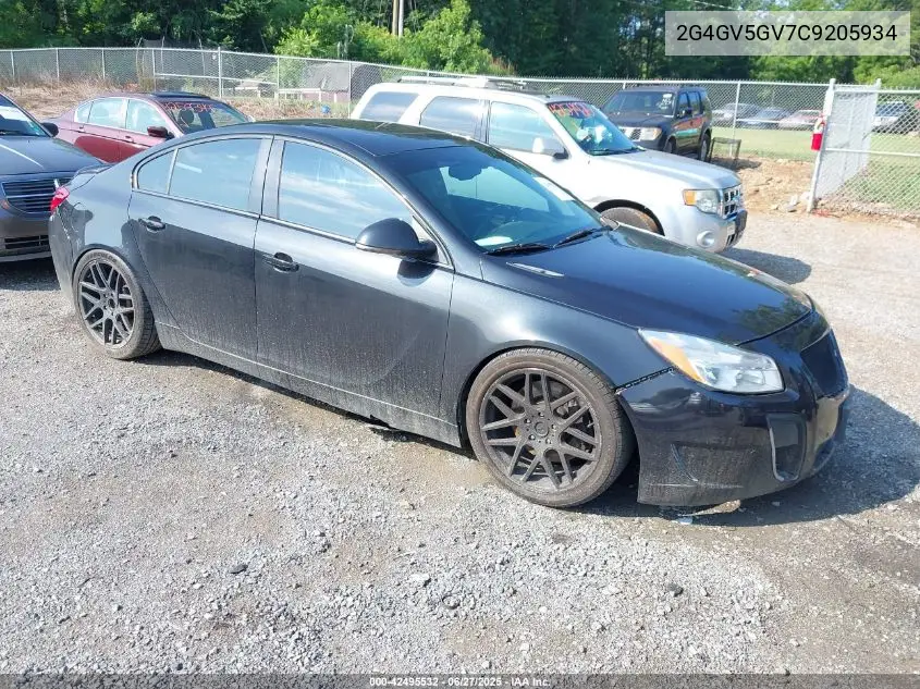 2012 Buick Regal Gs VIN: 2G4GV5GV7C9205934 Lot: 42495532