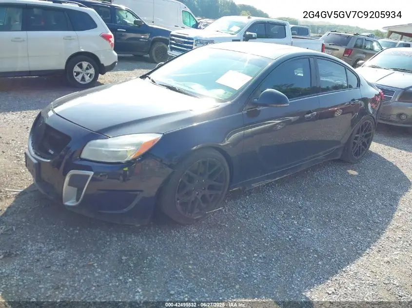2012 Buick Regal Gs VIN: 2G4GV5GV7C9205934 Lot: 42495532