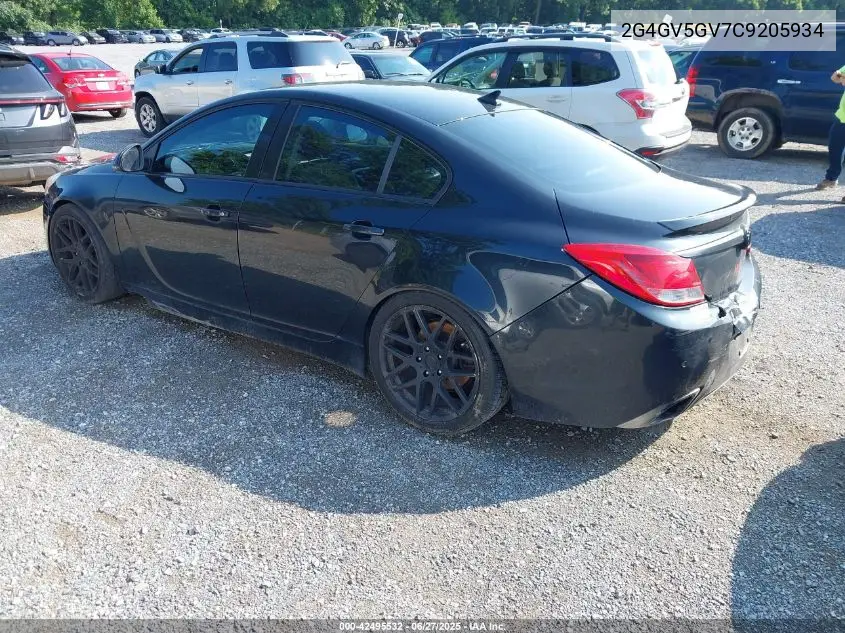 2012 Buick Regal Gs VIN: 2G4GV5GV7C9205934 Lot: 42495532