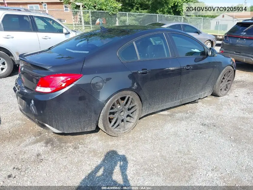 2012 Buick Regal Gs VIN: 2G4GV5GV7C9205934 Lot: 42495532