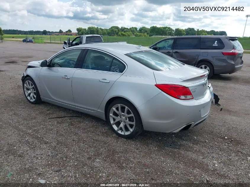 2012 Buick Regal Gs VIN: 2G4GV5GVXC9214482 Lot: 42601459