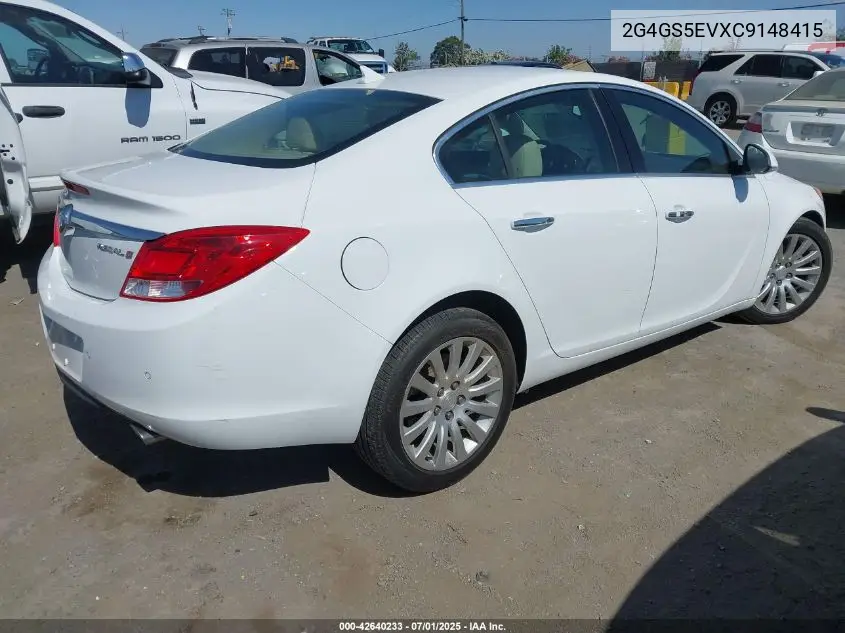 2012 Buick Regal Turbo - Premium 1 VIN: 2G4GS5EVXC9148415 Lot: 42640233